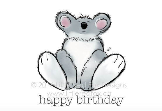 Happy birthday - koala