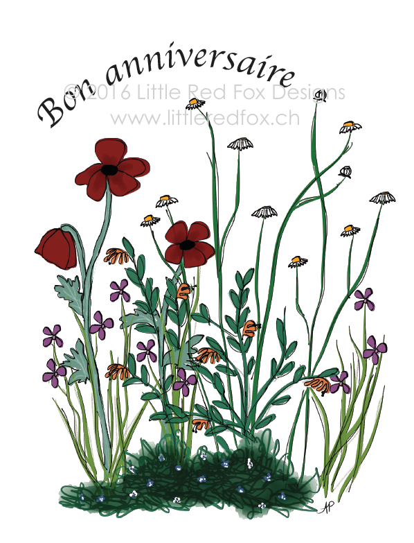 Birthday Wildflowers (FR)